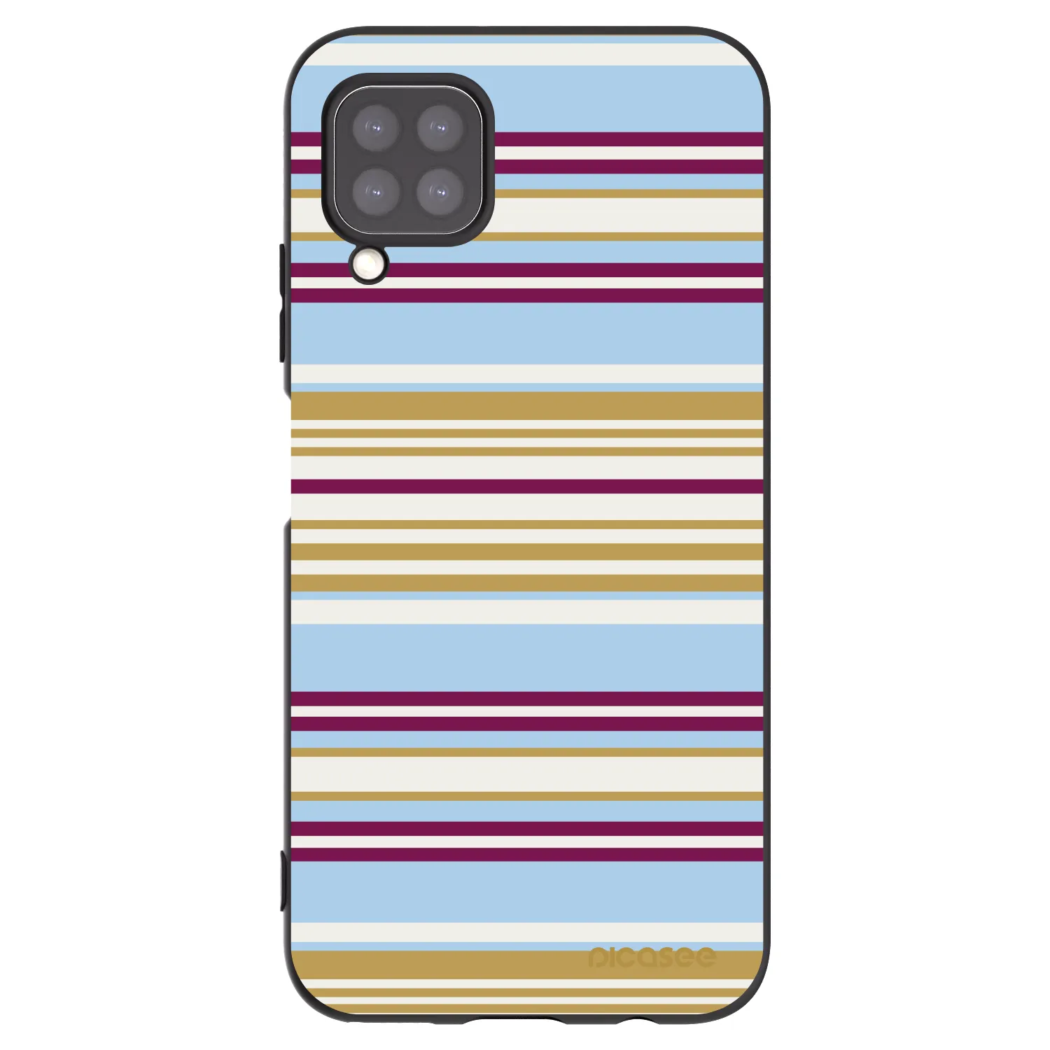 Picasee Μαύρη θήκη σιλικόνης για Huawei P40 Lite - Souvenir
