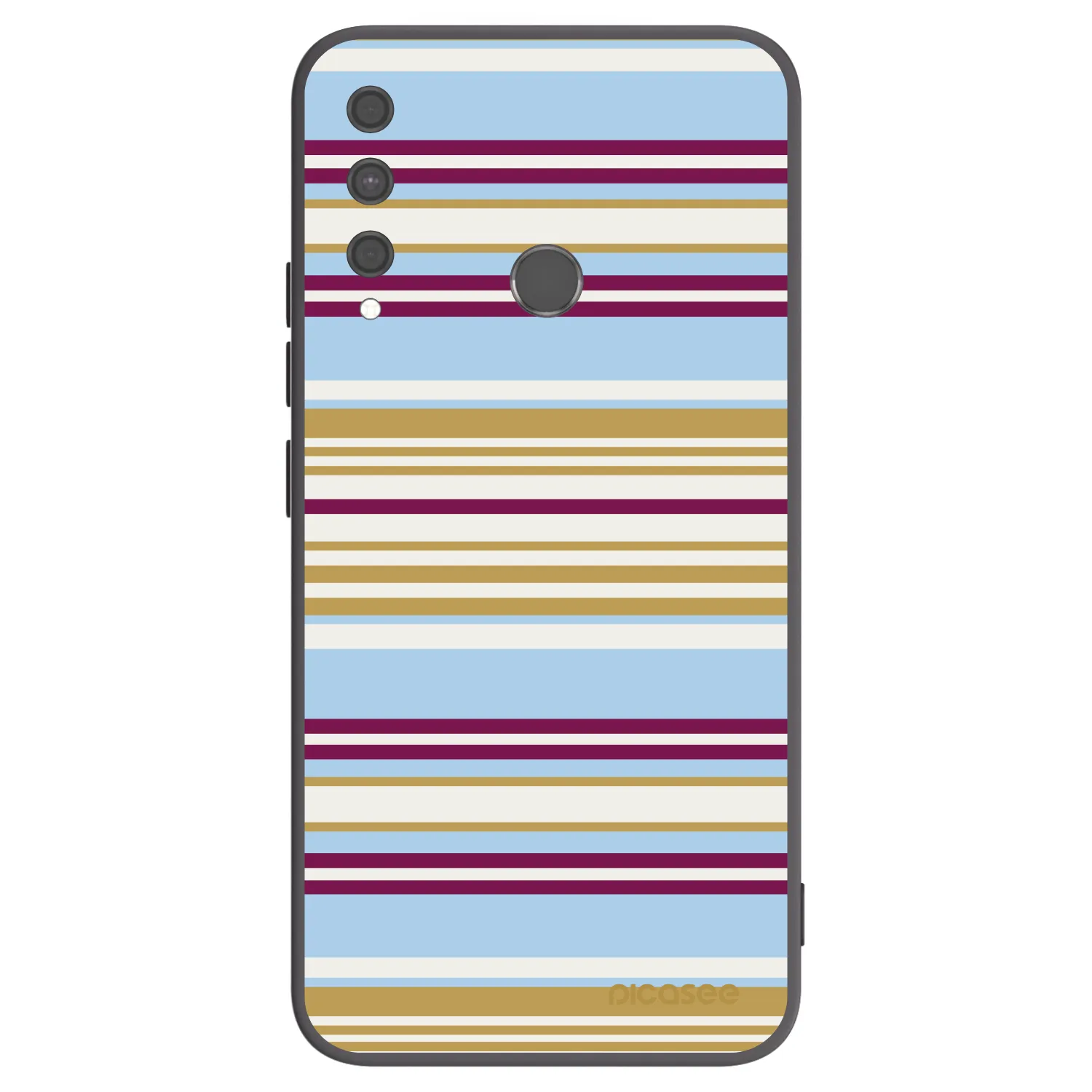 Picasee Μαύρη θήκη σιλικόνης για Huawei P40 Lite E - Souvenir