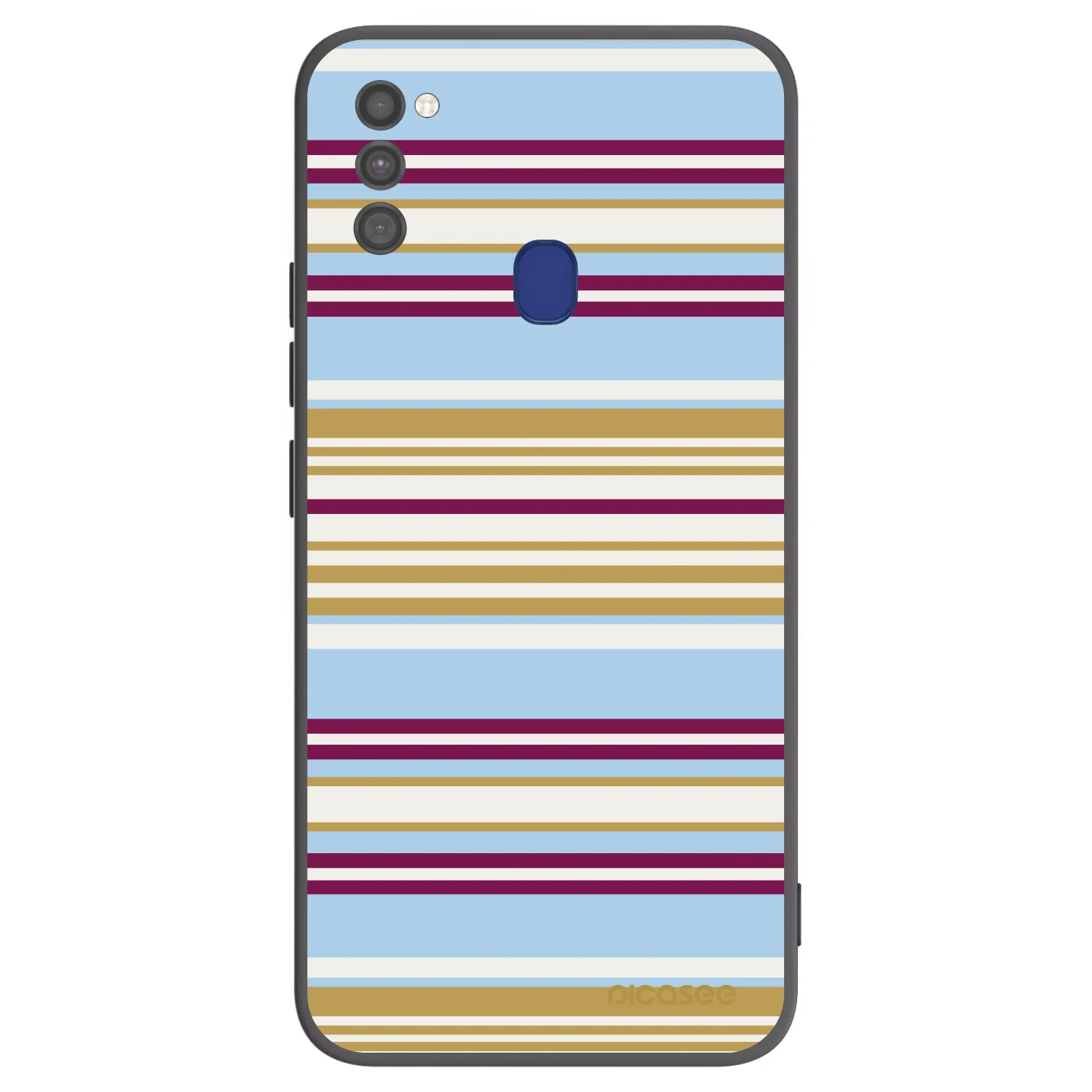 Picasee Μαύρη θήκη σιλικόνης για Samsung Galaxy M21 M215F - Souvenir