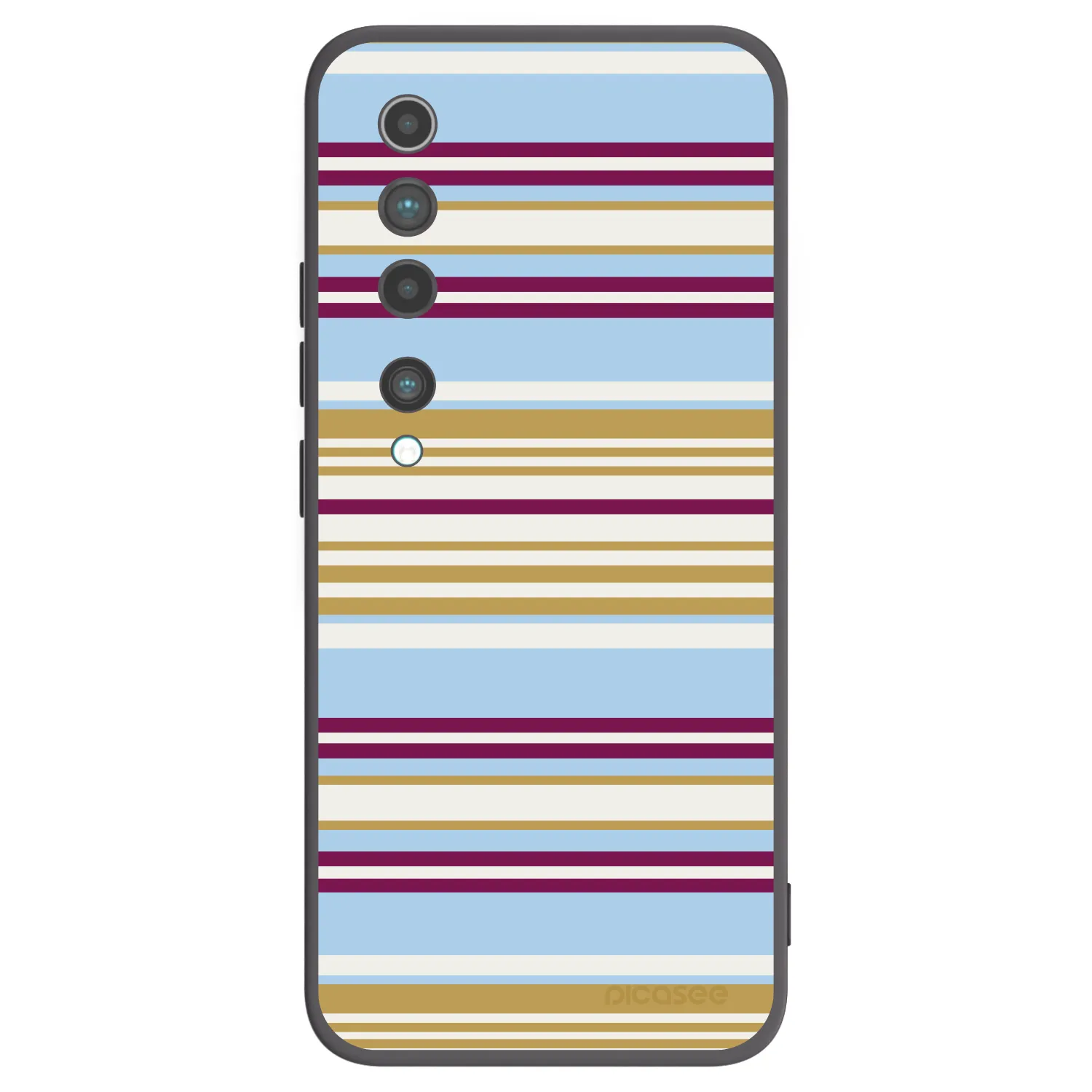 Picasee Μαύρη θήκη σιλικόνης για Xiaomi Mi 10 - Souvenir