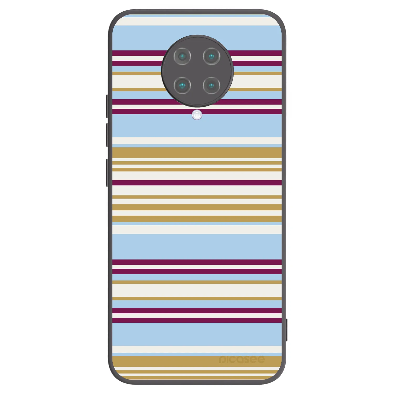 Picasee Μαύρη θήκη σιλικόνης για Xiaomi Poco F2 Pro - Souvenir