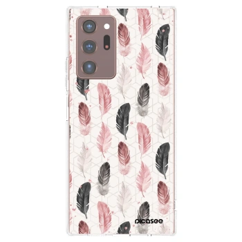 Picasee διαφανής θήκη σιλικόνης Samsung Galaxy Note 20 Ultra - Feather 2