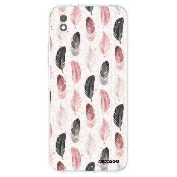 Picasee Μαύρη θήκη σιλικόνης για Xiaomi Redmi 9A - Feather 2