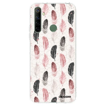 Picasee διαφανής θήκη σιλικόνης Realme 6i - Feather 2