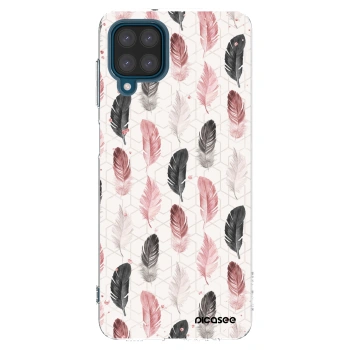 Picasee διαφανής θήκη σιλικόνης Samsung Galaxy A12 A125F - Feather 2