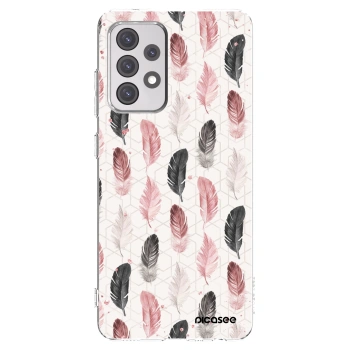 Picasee διαφανής θήκη σιλικόνης Samsung Galaxy A52 5G A525F - Feather 2