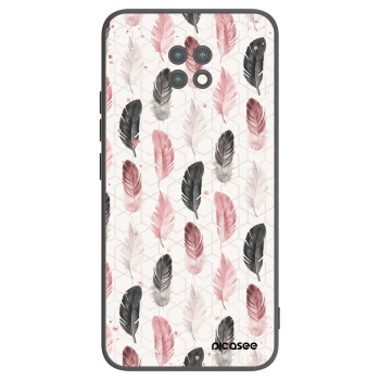 Picasee Μαύρη θήκη σιλικόνης για Xiaomi Redmi Note 9T - Feather 2