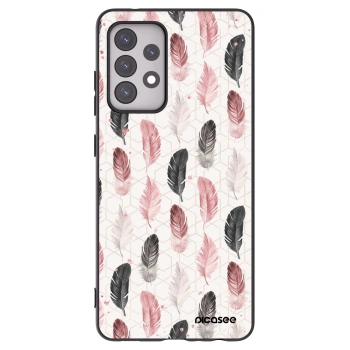 Picasee Μαύρη θήκη σιλικόνης για Samsung Galaxy A52s 5G A528B - Feather 2