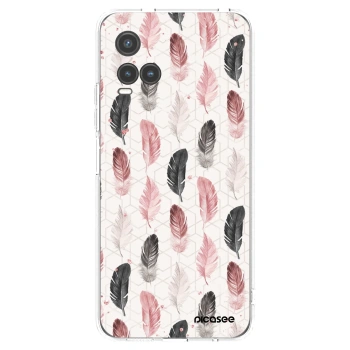 Picasee διαφανής θήκη σιλικόνης Vivo Y33s - Feather 2