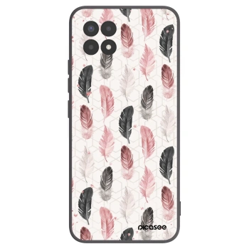 Picasee Μαύρη θήκη σιλικόνης για Realme 8i - Feather 2