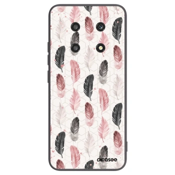 Picasee Μαύρη θήκη σιλικόνης για Honor Magic4 Lite 5G - Feather 2