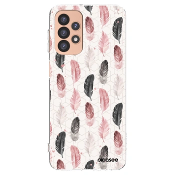 Picasee διαφανής θήκη σιλικόνης Samsung Galaxy A23 A236B 5G - Feather 2