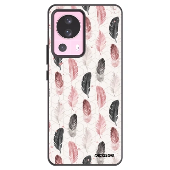 Picasee Μαύρη θήκη σιλικόνης για Xiaomi 13 Lite - Feather 2