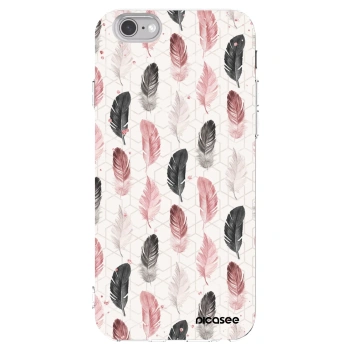 Picasee διαφανής θήκη σιλικόνης Apple iPhone 6/6S - Feather 2