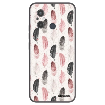 Picasee Μαύρη θήκη σιλικόνης για Xiaomi Redmi 12C - Feather 2