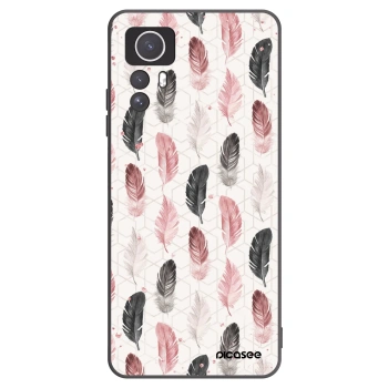 Picasee Μαύρη θήκη σιλικόνης για Xiaomi Redmi Note 12S - Feather 2