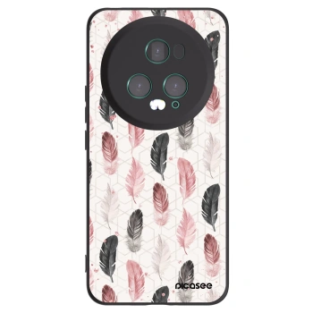 Picasee Μαύρη θήκη σιλικόνης για Honor Magic5 Pro - Feather 2