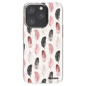 Picasee διαφανής θήκη σιλικόνης Apple iPhone 15 Pro - Feather 2