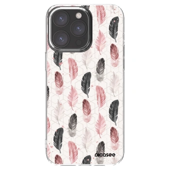 Picasee διαφανής θήκη σιλικόνης Apple iPhone 15 Pro Max - Feather 2