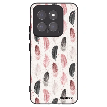 Picasee Μαύρη θήκη σιλικόνης για Xiaomi 14 - Feather 2