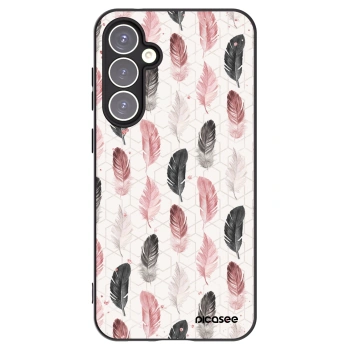 Picasee Μαύρη θήκη σιλικόνης για Samsung Galaxy S23 FE S711B - Feather 2
