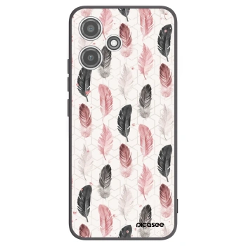 Picasee Μαύρη θήκη σιλικόνης για Xiaomi Redmi 12 5G - Feather 2