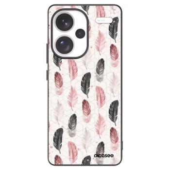 Picasee Μαύρη θήκη σιλικόνης για Xiaomi Redmi Note 13 Pro+ 5G - Feather 2