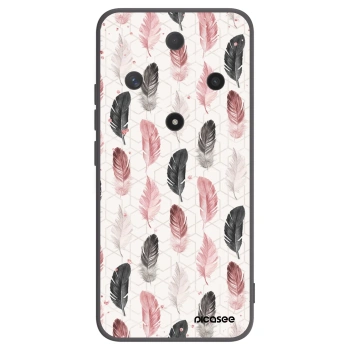 Picasee Μαύρη θήκη σιλικόνης για Honor Magic6 Lite 5G - Feather 2