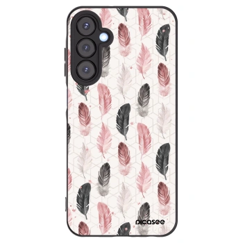Picasee Μαύρη θήκη σιλικόνης για Samsung Galaxy A25 A256B 5G - Feather 2