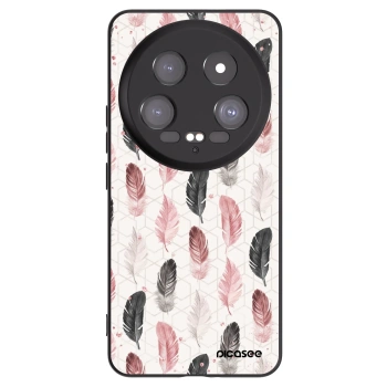 Picasee Μαύρη θήκη σιλικόνης για Xiaomi 14 Ultra - Feather 2