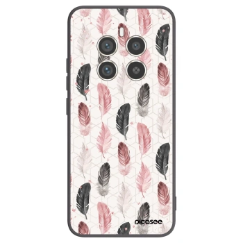 Picasee Μαύρη θήκη σιλικόνης για Realme 12 Pro 5G - Feather 2