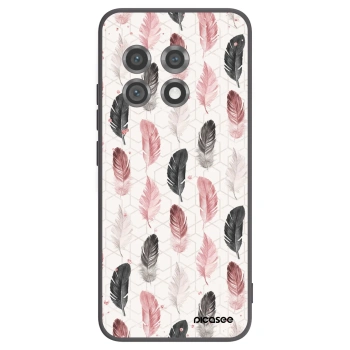 Picasee Μαύρη θήκη σιλικόνης για OnePlus 11 5G - Feather 2