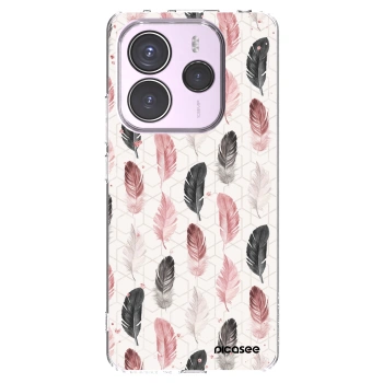 Picasee διαφανής θήκη σιλικόνης Xiaomi Redmi Note 14 5G - Feather 2