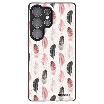 Picasee Μαύρη θήκη σιλικόνης για Samsung Galaxy S25 Ultra 5G - Feather 2