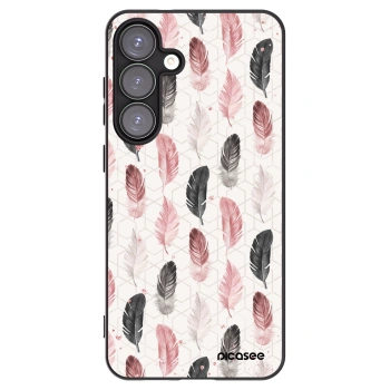 Picasee Μαύρη θήκη σιλικόνης για Samsung Galaxy S25+ 5G - Feather 2