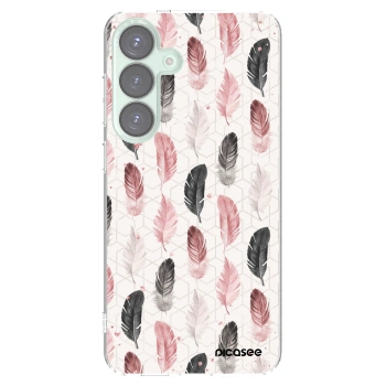 Picasee διαφανής θήκη σιλικόνης Samsung Galaxy S25+ 5G - Feather 2