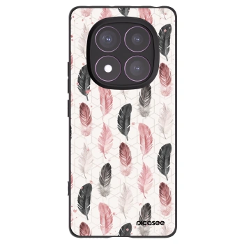 Picasee Μαύρη θήκη σιλικόνης για Xiaomi Redmi Note 14 Pro 4G - Feather 2