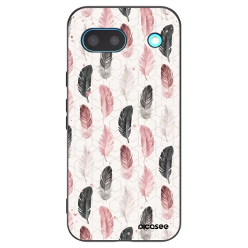 Picasee Μαύρη θήκη σιλικόνης για Google Pixel 8a - Feather 2