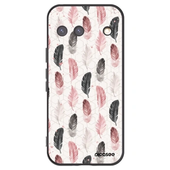 Picasee Μαύρη θήκη σιλικόνης για Google Pixel 9 - Feather 2
