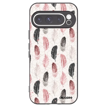Picasee Μαύρη θήκη σιλικόνης για Google Pixel 9 Pro - Feather 2