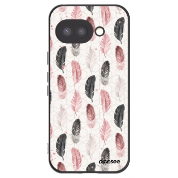 Picasee Μαύρη θήκη σιλικόνης για Google Pixel 9a - Feather 2