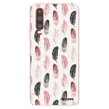 Picasee διαφανής θήκη σιλικόνης Huawei P30 - Feather 2
