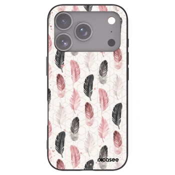 Picasee Μαύρη θήκη σιλικόνης για Apple iPhone 17 Pro - Feather 2