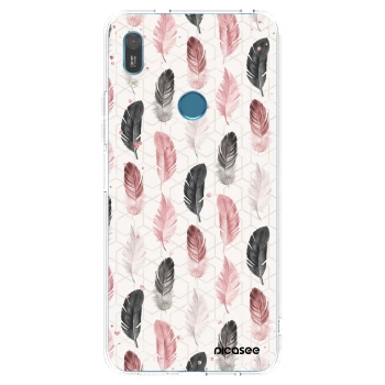 Picasee διαφανής θήκη σιλικόνης Huawei Y6 2019 - Feather 2
