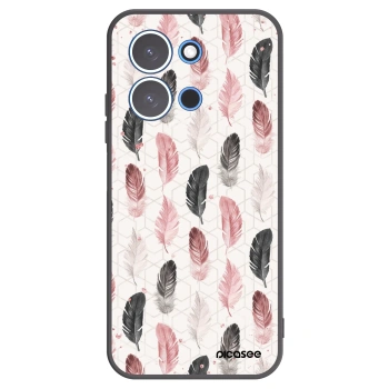 Picasee Μαύρη θήκη σιλικόνης για Xiaomi Redmi 15C 4G - Feather 2