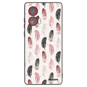 Picasee Μαύρη θήκη σιλικόνης για Motorola Edge 50 Fusion - Feather 2