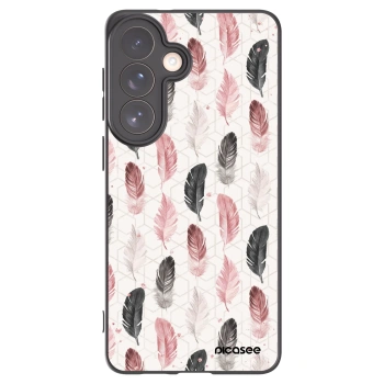 Picasee Μαύρη θήκη σιλικόνης για Samsung Galaxy S26+ - Feather 2