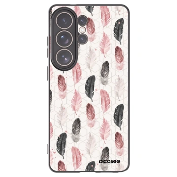 Picasee Μαύρη θήκη σιλικόνης για Samsung Galaxy S26 Ultra - Feather 2