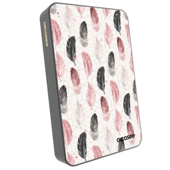 Picasee Powerbank με MagSafe 10 000 mAh Γκρί - Feather 2