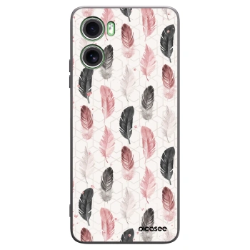 Picasee Μαύρη θήκη σιλικόνης για Motorola Moto G06 - Feather 2
